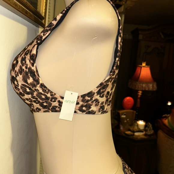 Aerie Animal Print Bikini & Top Set Size M - Picture 7 of 15